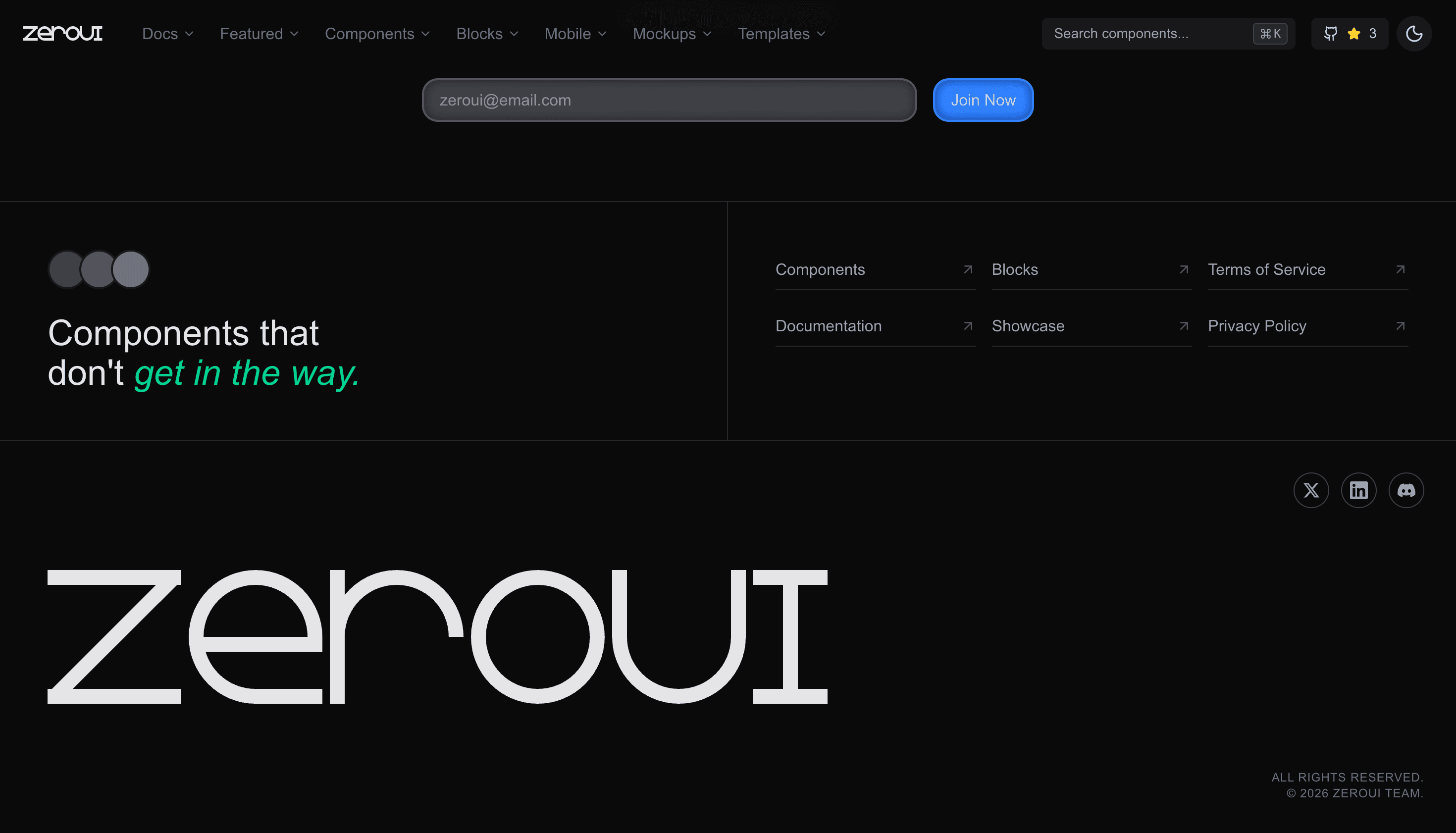 ZERO UI